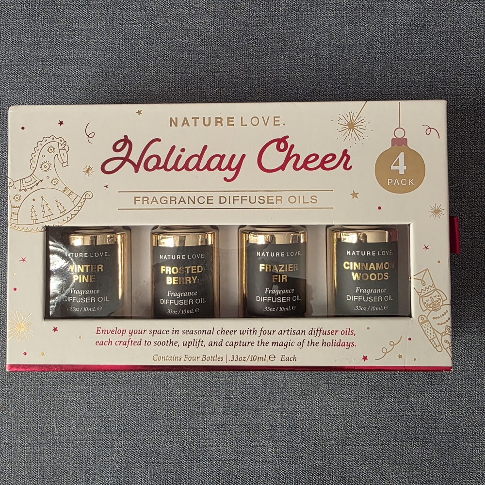 Holiday Cheer Diffuser Oils Set - Gold - Picture 3 of 3